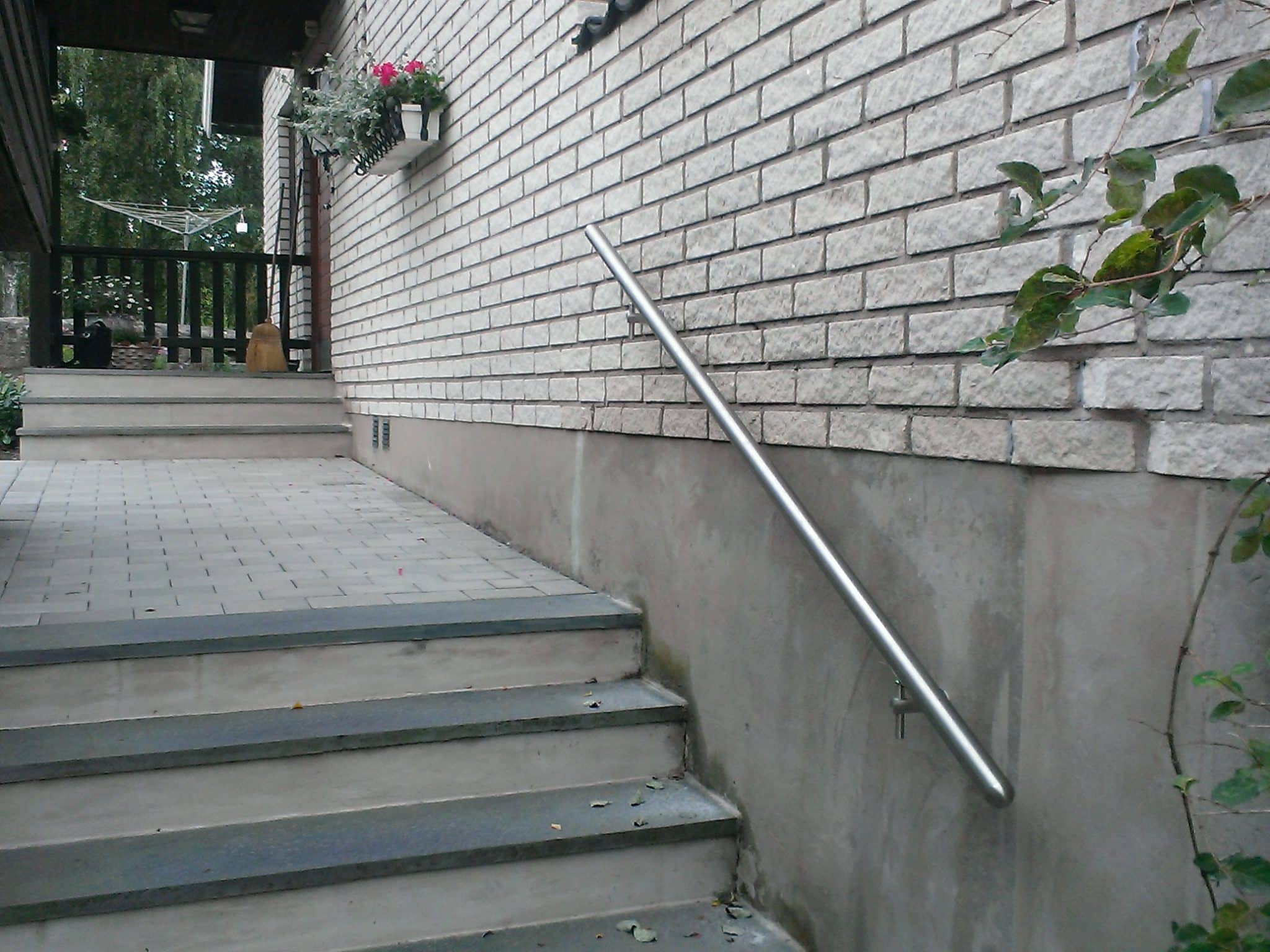 escalier exterieur rond