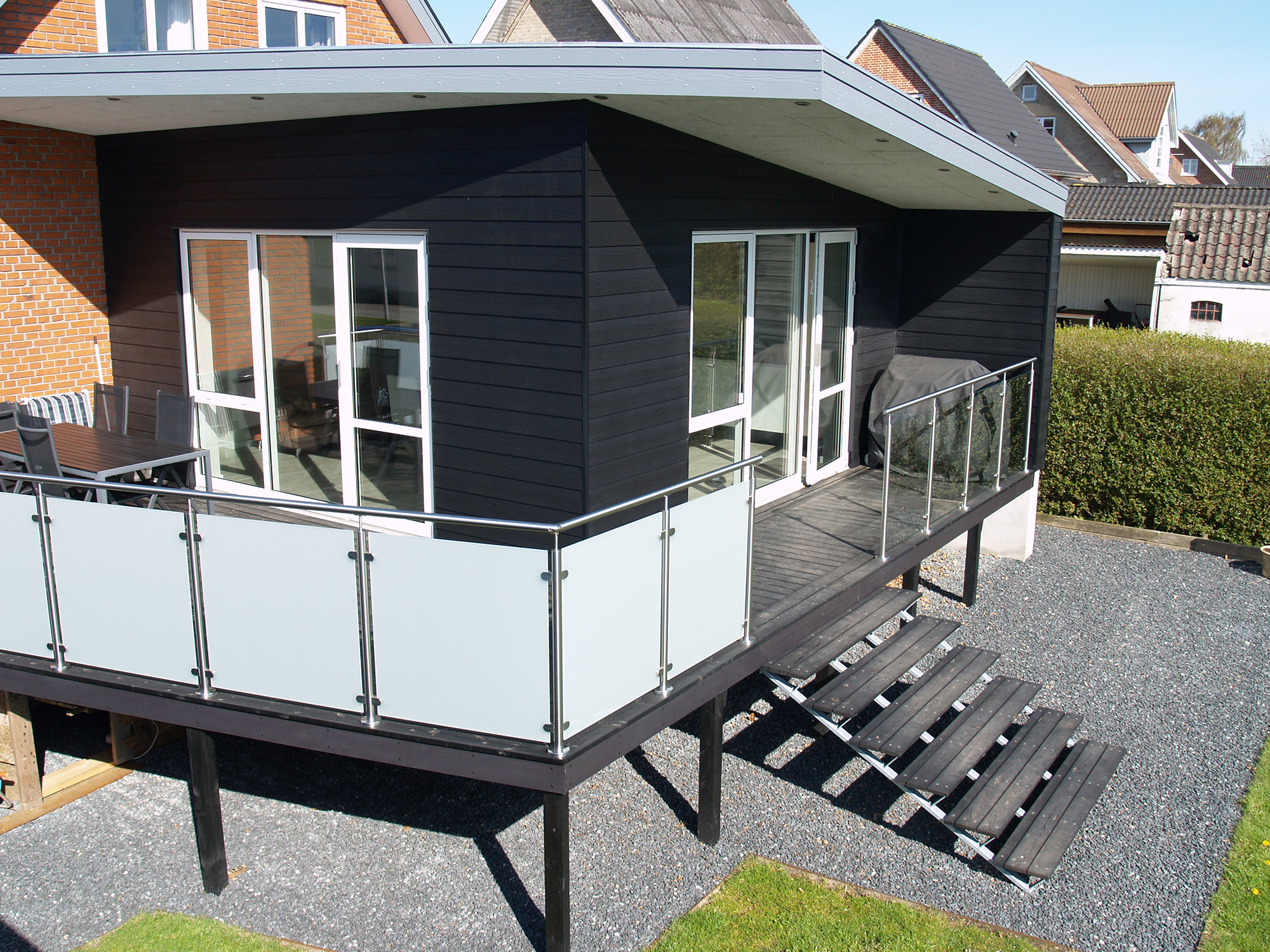 Conception d'une terrasse en bois: Brise vue en bois pour balcon ou  terrasse